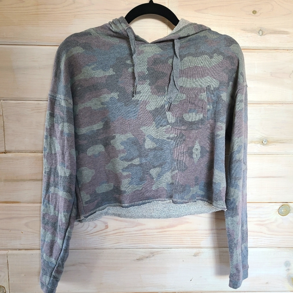 Camouflage Oversized Crop Top